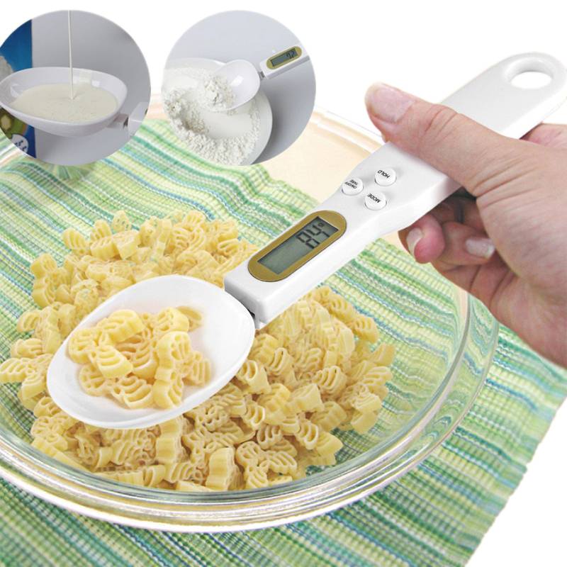 Digital Lcd Gram Kitchen Lab Spoon Food Weight Volume Measuring Spoons